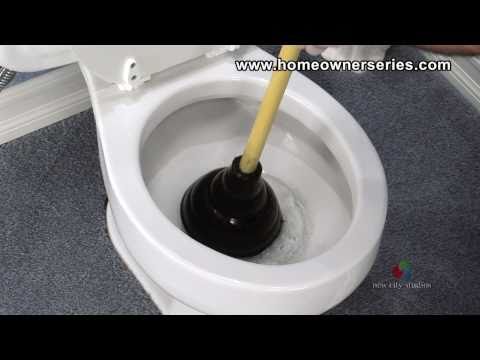 how to unclog apartment toilet
