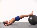 3 Swiss Ball Straight Leg Bridge 3 Swiss Ball Straight Leg Bridge