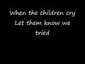 White lion - When the children cry White lion - When the children cry
