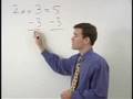 Solving Two Step Equations - YourTeacher.com - Algebra Help