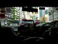 Hong Kong downtown from a taxi