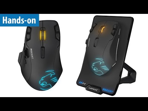Wireless-Gaming-Maus mit 12000 DPI - Roccat Leadr im Hands-on | #Gaming-PC