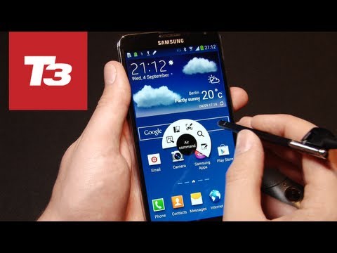 SAMSUNG GALAXY NOTE 3 LAUNCH EVENT HANDS-ON