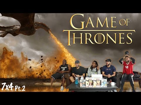 DRACARYS! Game of Thrones Season 7 Episode 4 "The Spoils of War" REACTION! Pt 2
