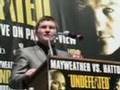 Mayweather vs. Hatton Press Conference Part 1 of 2
