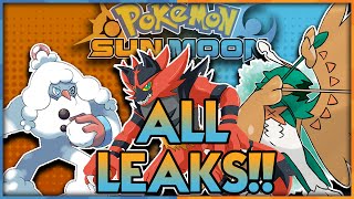 CONFIRMED LEAKS!? POKÉMON SUN AND POKÉMON MOON RELEVANT LEAKS DISCUSSION! ALL SUN AND MOON LEAKS! by aDrive