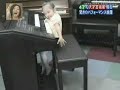 a cute girl play an electone