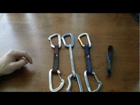 quickdraws - http://www.unclippedclimbing.wordpress.com Visit our blog for more information and great videos! An introduction to Quickdraws. These are my opinions seek pr...