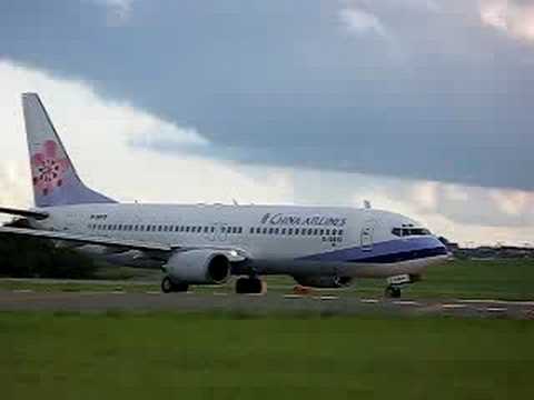 チャイナエアライン B737-800 takeoff