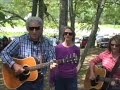 townsend, tn bluegrass jam, 5-2-08.  only know the name of one musician, johnny postell, gray shirt, on guitar, to 