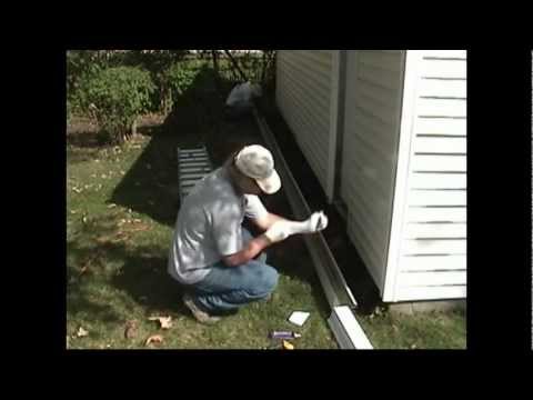 how to drain gutters