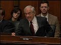 Congressman Paul gives and opening statement and questions Federal Reserve Chairman Ben Bernanke