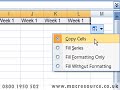 Training Courses on Microsoft Excel 2007 and free online tutorials