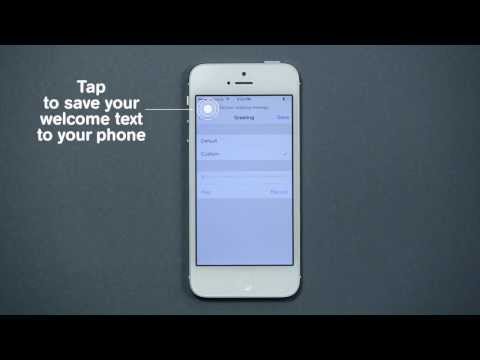 how to turn voicemail on iphone 5