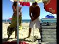 videos de Cateto clavando sombrilla