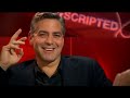 matt damon and george clooney interview each other and answer questions from viewers about their movie, syriana.