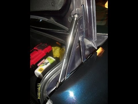 How to replace the trunk struts on a 2006 Hyundai Sonata