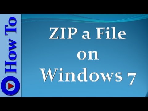 how to zip in windows 7