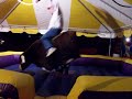 Redpac rides a mechanical bull Redpac rides a mechanical bull