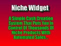 Niche Widget - Passive Income Generator