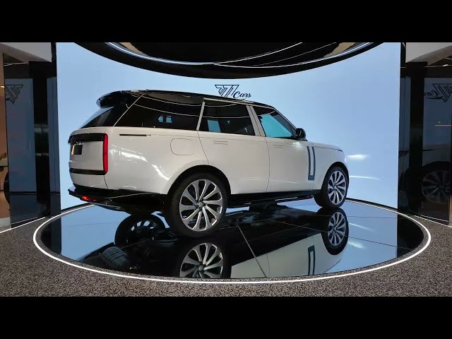 لاند روفر رينج روفر Autobiography P530 | Pearl White | Black Roof | Burgundy Interior | Shadow Exterior Package | GCC Sp video