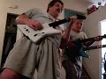 Rockband double-neck Gibson Xplorer Rush Working Man
