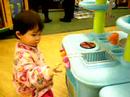 19jan08 yanyan playing kitchen