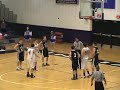 Shamokin Boys Varsity Kelly at Foul Line vs Mifflinburg Basketball