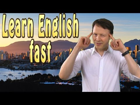 how to learn english fast