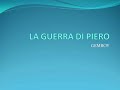 la guerra di piero   gem boy