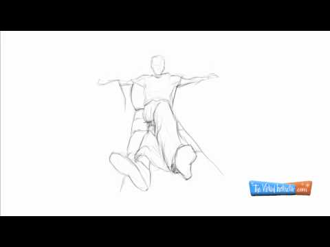 how to draw laying down
