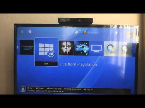 how to control ps4 with voice