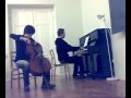 crazy evening cello improvisation