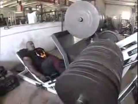 Beinpresse Weltrekord Ronnie Coleman 1043 kg