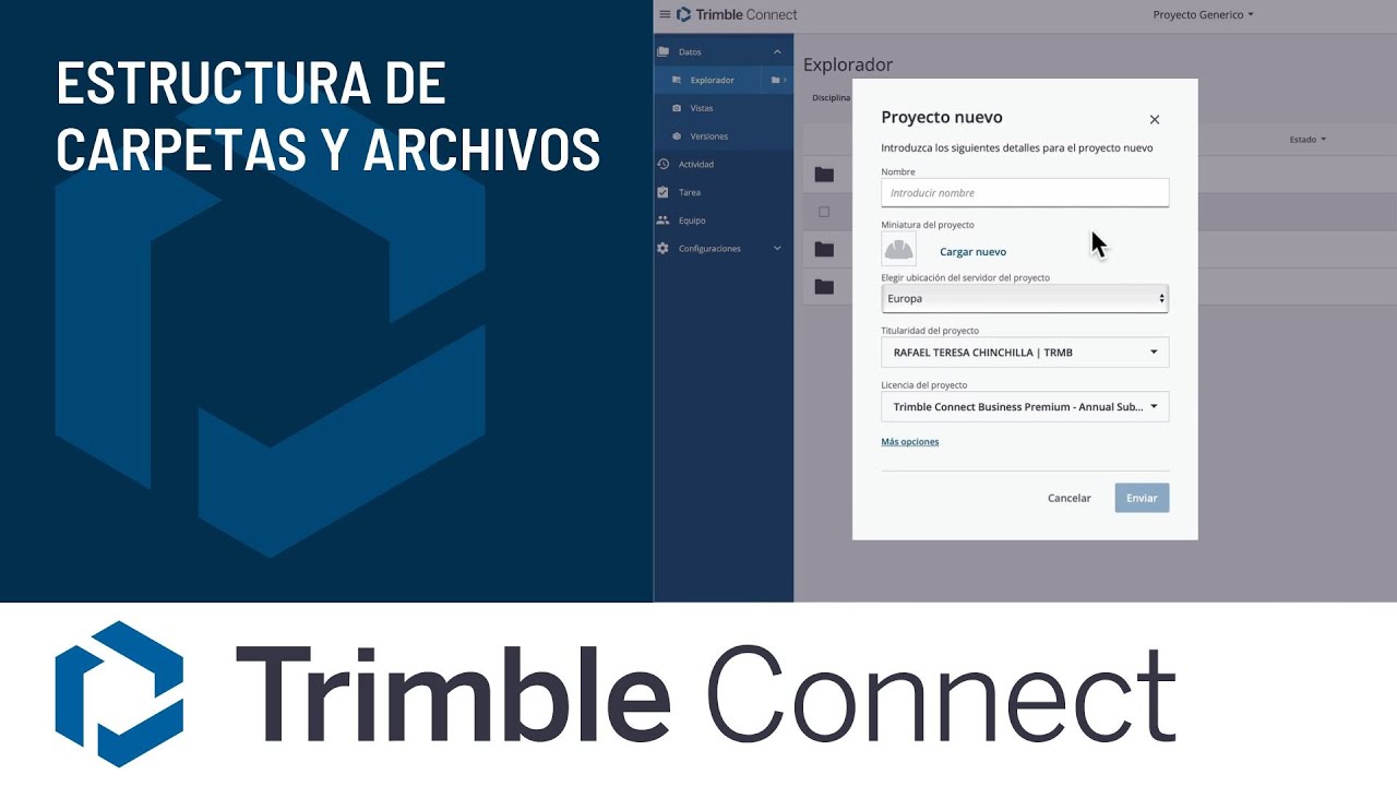 1/6 Crea y Organiza un Proyecto con Trimble Connect | CDE | Por Rafael Teresa