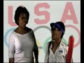 Kelly is cheering for U. S. A.