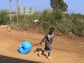 Q-Drum - low cost rollable water container