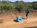 Q-Drum - low cost rollable water container