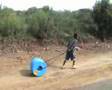 Q-Drum - low cost rollable water container