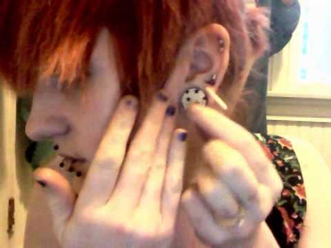 an update of my tattoos and my piercings, and a blog of how my cheek piercings are healing. i get interrupted and have to split the vid into two parts, 