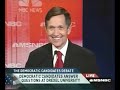 DENNIS KUCINICH ADMITS SEEING U.F.O. DURING THE DEBATE