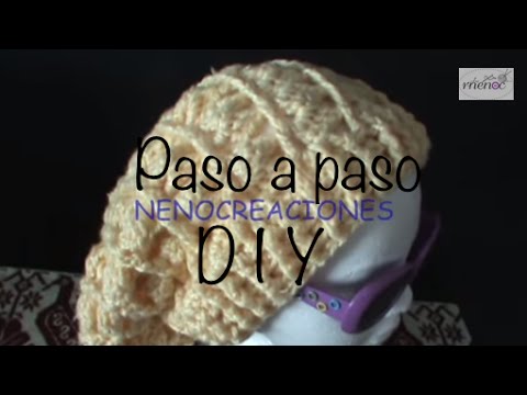 GORRO - AQUI TE MUESTRO PASO A PASO COMO TEJER ESTE ESTILO DE GORRO O BOINA, LE LLAMAN SLOUCHY POR SU CAIDA. ESTE DISEÑO ES APLICABLE A DAMA O CABALLERO, EL TAMAÑO A...