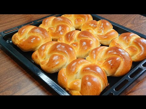 КОГДА У МЕНЯ ЕСТЬ НЕСКОЛЬКО МИНУТ, Я ГОТОВЛЮ ЭТОТ РЕЦЕПТ! МЯГКИЕ,ПЫШНЫЕ БУЛОЧКИ С НАЧИНКОЙ. ОЧЕНЬ...