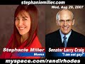 Stephanie Miller makes fun of Larry Craig Stephanie Miller makes fun of Larry Craig