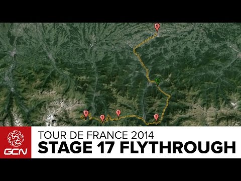 Tour De France 2014 Stage 17 Route