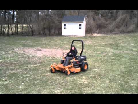 how to change oil in scag freedom z