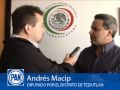 Diputado Andres Macip entrevista de Rex Radio en oficina de gestión GA 01