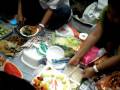potong tumpeng oeeeeeeeeeee