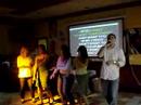 Dancing with friends
