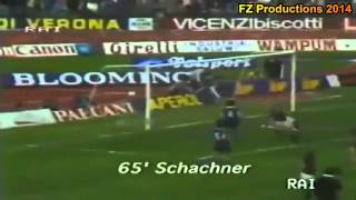 Walter Schachners Treffer in der Serie A